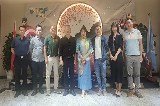 江门国家高新区领导莅临k1十年体育品牌参观调研