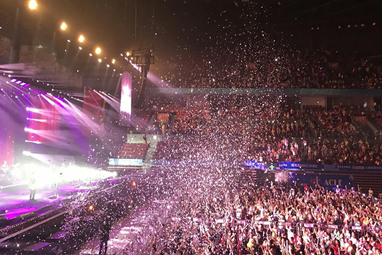 畅享摇滚，k1十年体育品牌LED大屏“耀”你好看！