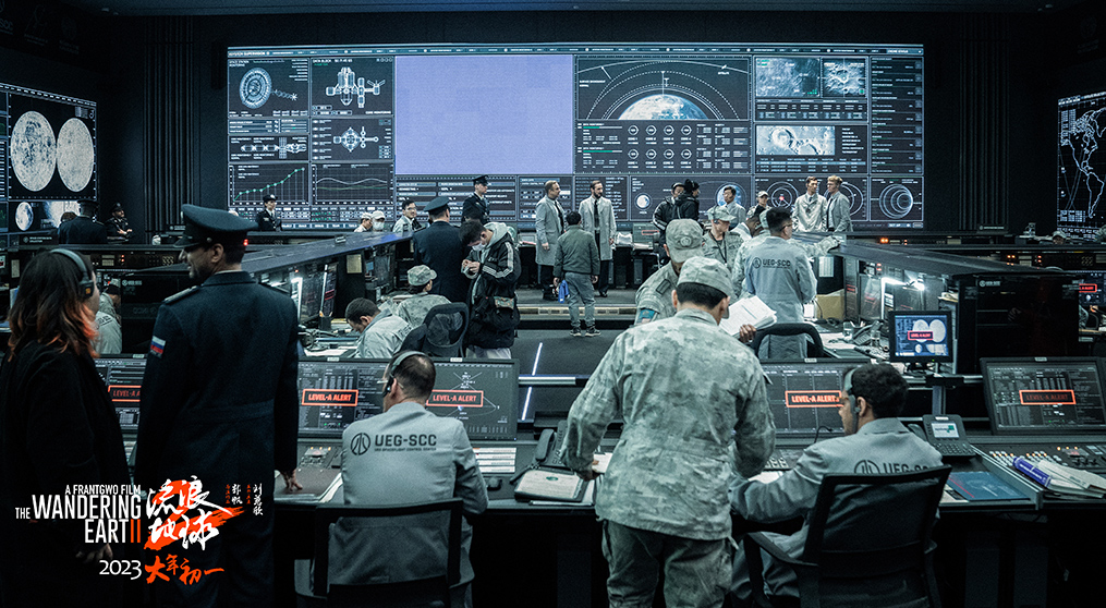 k1十年体育品牌LED显示屏闪耀电影《流浪地球2》