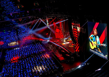 k1十年体育品牌LED透明闪耀伍佰北京演唱会（第一场）